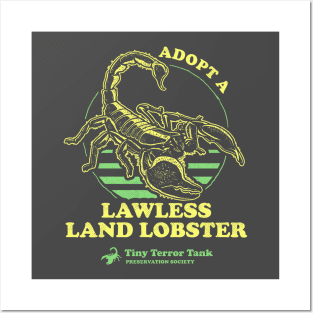 Adopt A Lawless Land Lobster Posters and Art